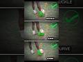 KNUCKLE Vs CURVE Vs POWER SHOT Footballskills Soccer Knuckles Curve Power Shorts Football