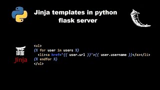 jinja templates in python flask server