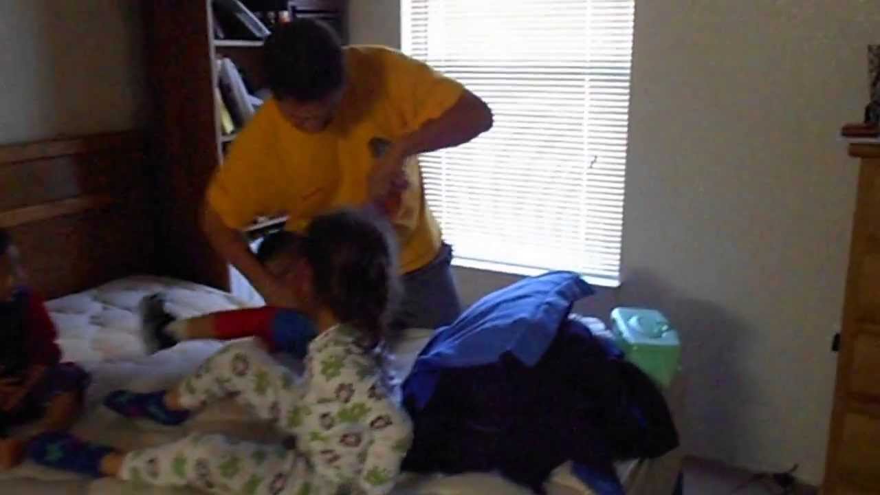 Tickling the Villarreal children - YouTube