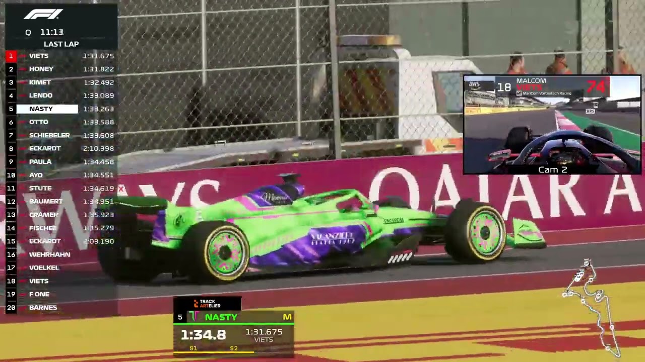 Quali  Soestgaming Racing League   Rennen 9   USA   powered by Trackartelier !merch, !tracks