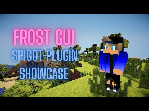 FrostGui Spigot plugin showcase