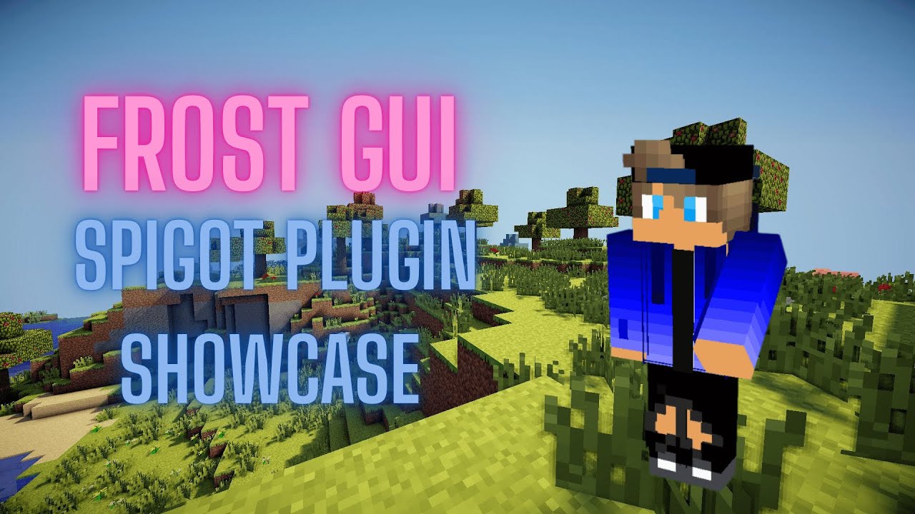 FrostGui Spigot plugin showcase