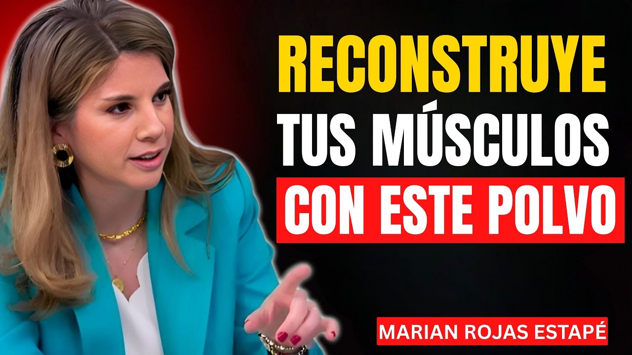 Reconstruye MÚSCULOS con ESTE POLVO en tu Café (DETIENE EL AVANCE DE LA SARCOPENIA) | Marian rojas E
