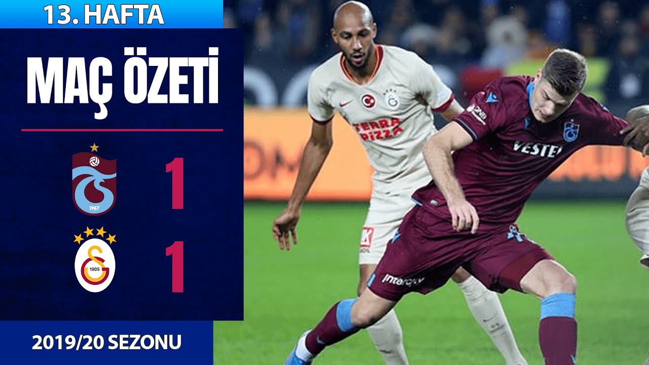 ÖZET: Trabzonspor 1-1 Galatasaray | 13. Hafta - 2019/20