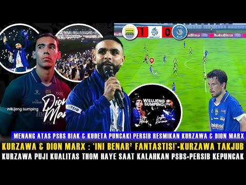 🔵KURZAWA & DION MARX TAKJUB DENGAN ATMOSFER GILA BOBOTOH USAI KALAHKAN PSBS🔥KURZAWA PUJI HAYE🔥PUNCAK