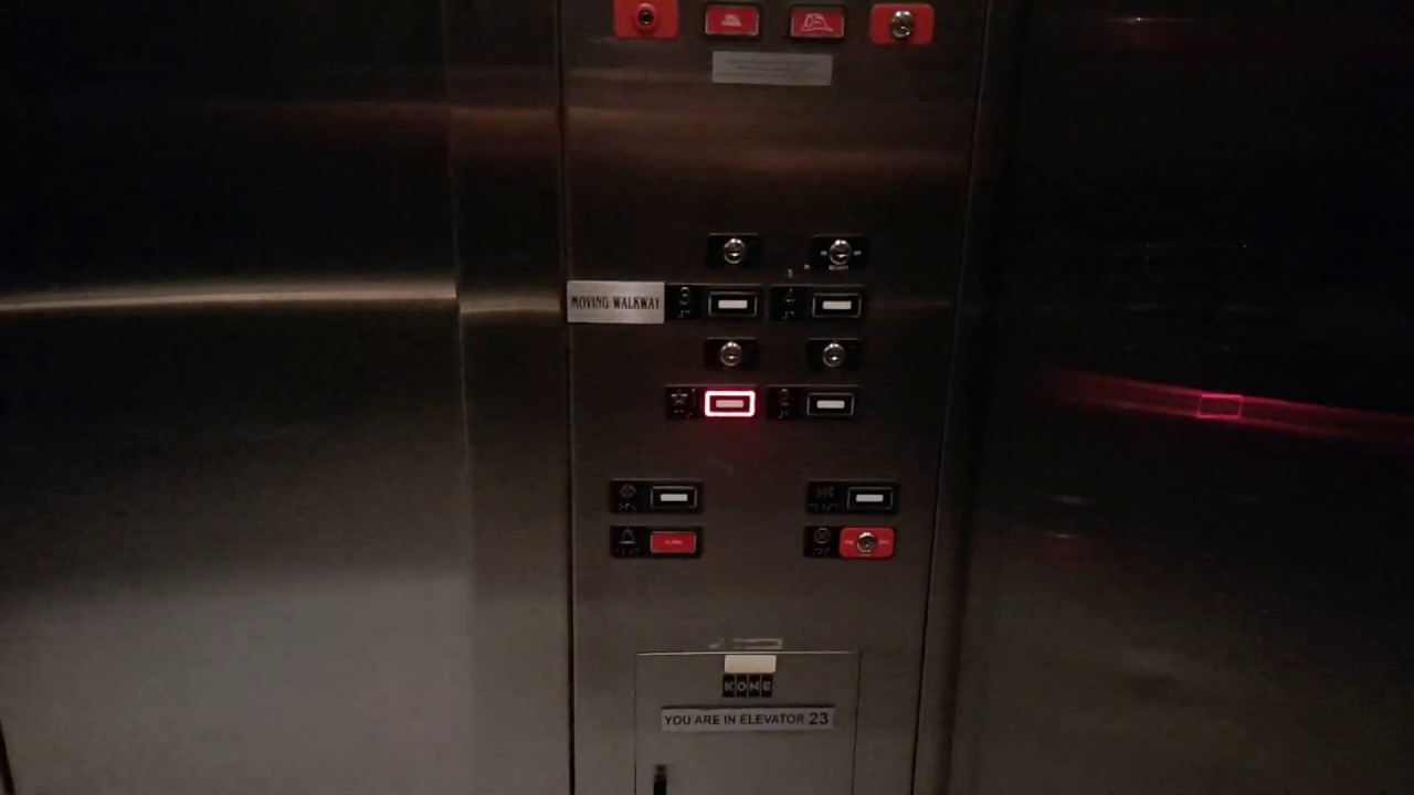 Kone Hydraulic Elevator Dallas Love Field Airport Parking Garage B