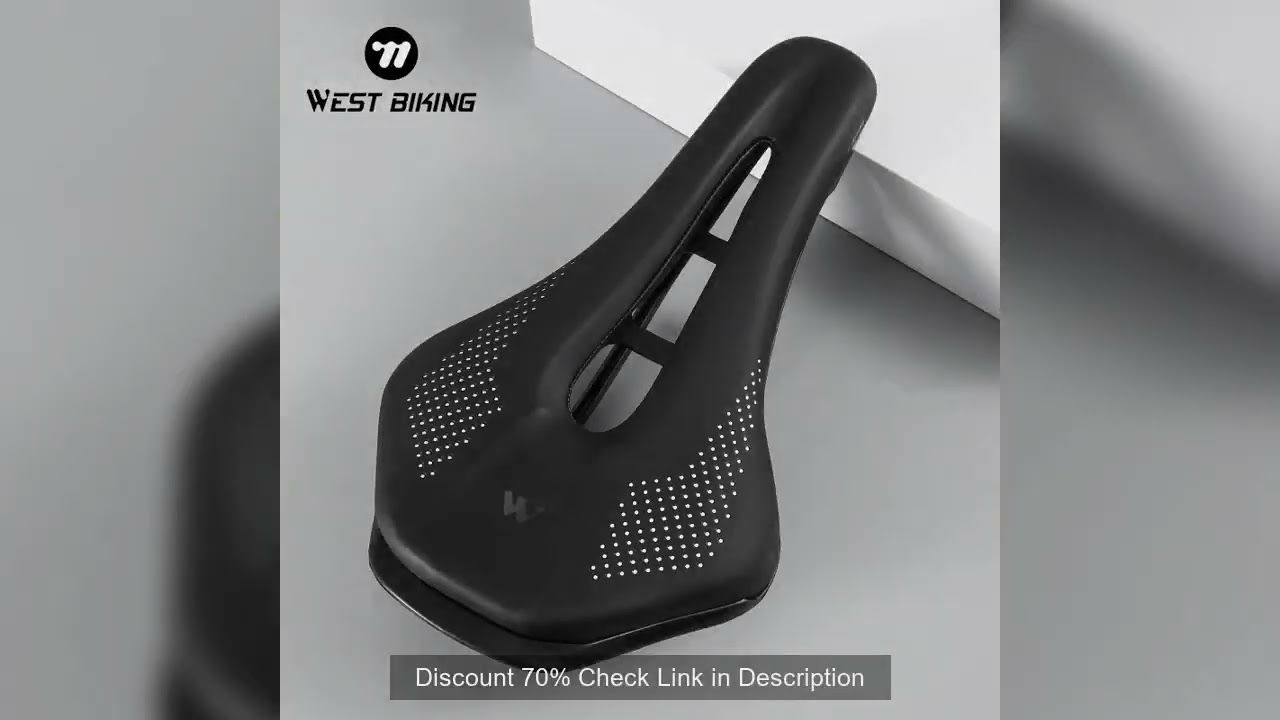 WEST BIKING Road Bike Gel Comfortable Seat PU Leather Soft Foam Filled Cushion MTB Cycling Saddle Ul