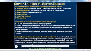 54 Server execute in asp net Part 54