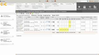 Timesheet Project Manager Approval