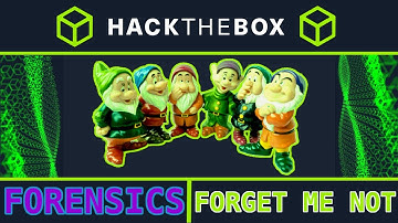 Forget Me Not [medium]: HackTheBox Forensics Challenge (volatiliy .dwarf files)