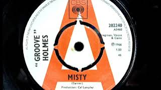 RICHARD "GROOVE" HOLMES - Misty - CBS 202240 - UK 1966 Mod Jazz Lounge Dancer - USA PRESTIGE
