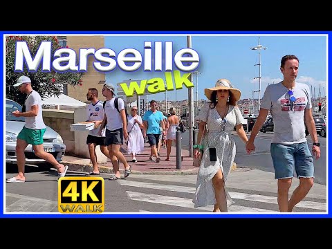 【4K】WALK MARSEILLE 4K VIDEO FRANCE Slow TV Travel channel