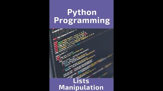 Lesson 16. Recap of List Manipulation Techniques – A student's Insights