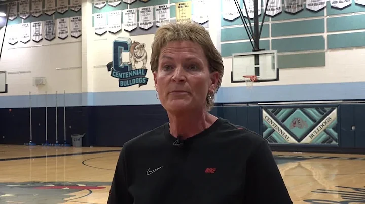 Centennial HS girl's basketball coach is given a n...