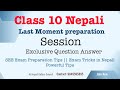 Class 10 Nepali Whole Revision || SEE Nepali In one Shot || Full Live Class  #SEEExam