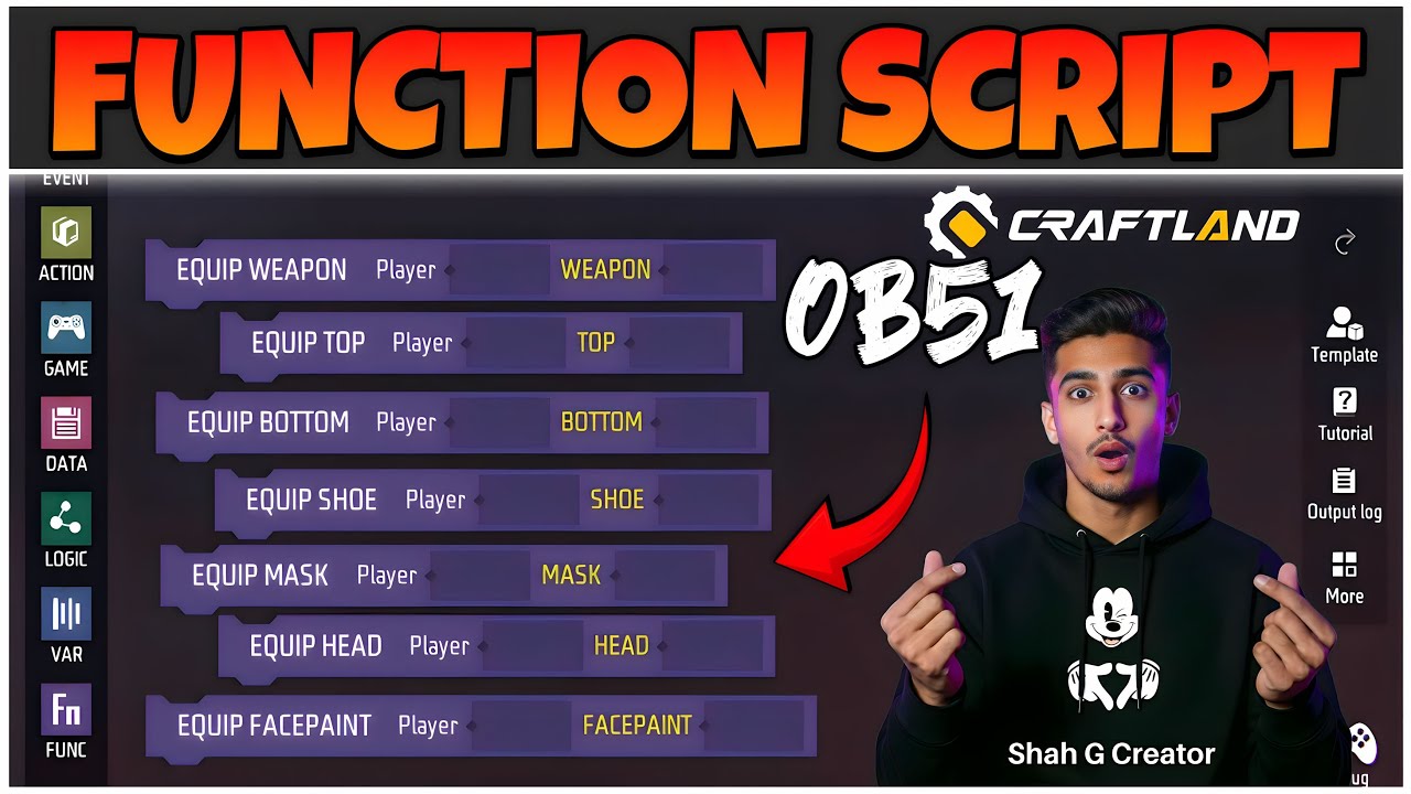 Function Script OB51 | Evo Gun Script | Bundle Script | Shah G Creator | Craftland Map Script OB51