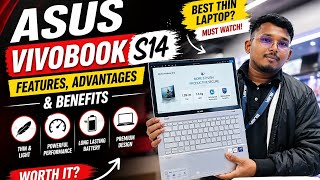 Asus Vivobook S14 Features &amp; Benefits Explained in Hindi | Laptop Guruji (Sadik Shaikh)