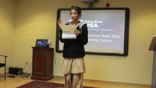 IEW 2016: Dramatic Reading Contest Performance 15