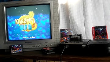 Kung-Fu UFO - Alpha Gameplay - Sega Genesis / Megadrive Console