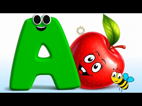 ABC Phonics Song for Kids | Learn A to Z with A Is for Apple & B Is for Baby | abc baby rhymes