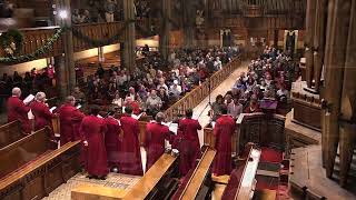 Hymn: "On this day earth shall ring" (Personent hodie) - Trinity Choirs and concertgoers