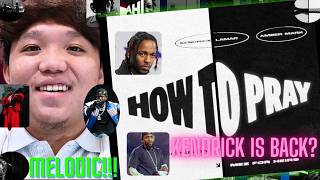 Kendrick is back at his shit?|1st time reaction on Dahi - How To Pray ft. Kendrick Lamar, Amber Mark