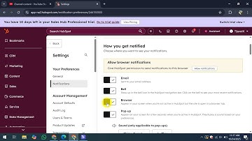How To Turn Off Hubspot Notifications