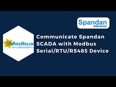 How to Communicate Spandan SCADA with Modbus Serial/RTU/RS485 Device | Make in India SCADA | IoT |