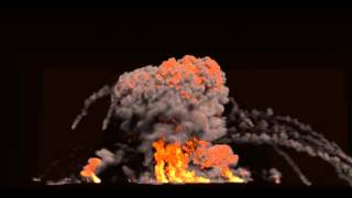 Phoenix FD - Standard Explosion (Non-uniform density)