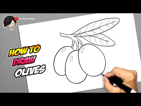 How To Draw Olives