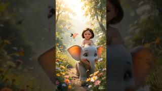 Dudu & Hibu Ride Magical Animals! | Animal Adventures for Kids#DuduAndHibu#KidsShorts #RidingAnimal
