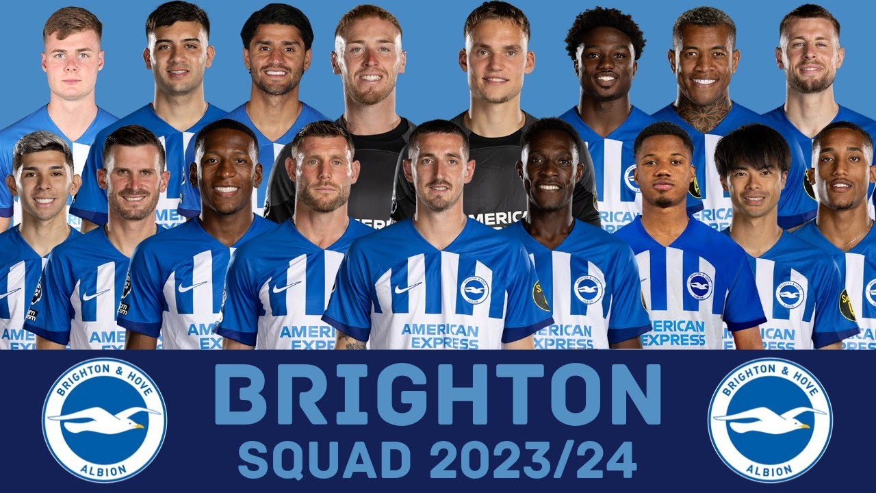 BRIGHTON HOVE ALBION Squad Season 2023 24 Brighton FootWorld 