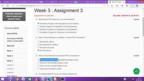Electronic Systems Design: Hands on Circuits and PCB Design with CAD Software Assignment 3 Solution
