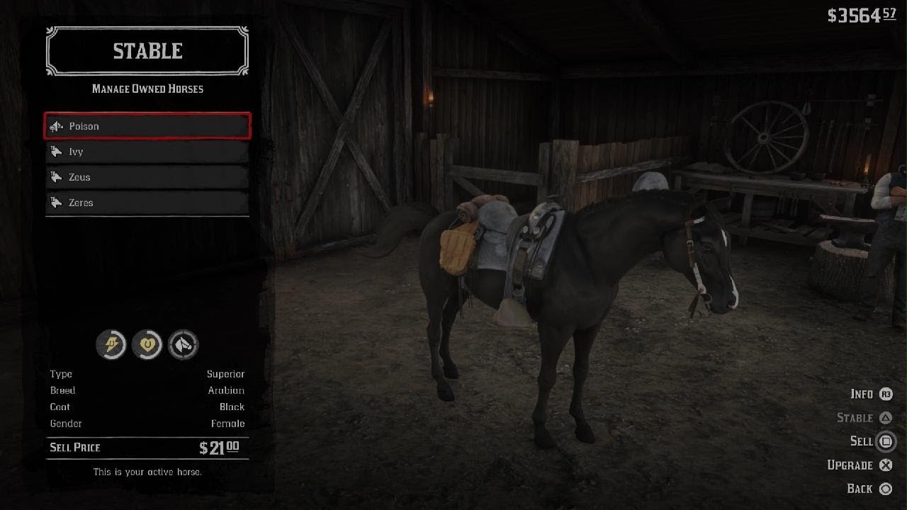 Red Dead Redemption 2_Stealing the Black Arabian horse at Saint Denis