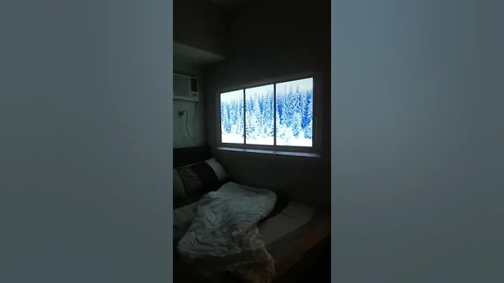 No window, no problem with the Samsung Freestyle Projector 🤣 | #NUShorts