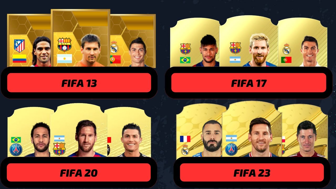 TOP 03 BEST PLAYERS IN EACH FIFA | From FIFA 10 to FIFA 23 - YouTube