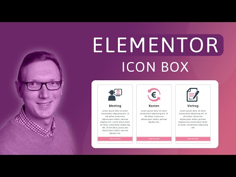 Elementor Basics #5 - Icon-Box mit Button und gleicher Höhe (equal height) - Free-Version