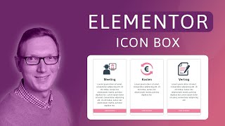 Elementor Basics #5 - Icon-Box mit Button und gleicher Höhe (equal height) - Free-Version