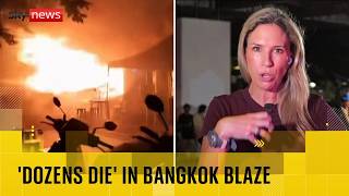 Dozens reported dead in Bangkok bar blaze