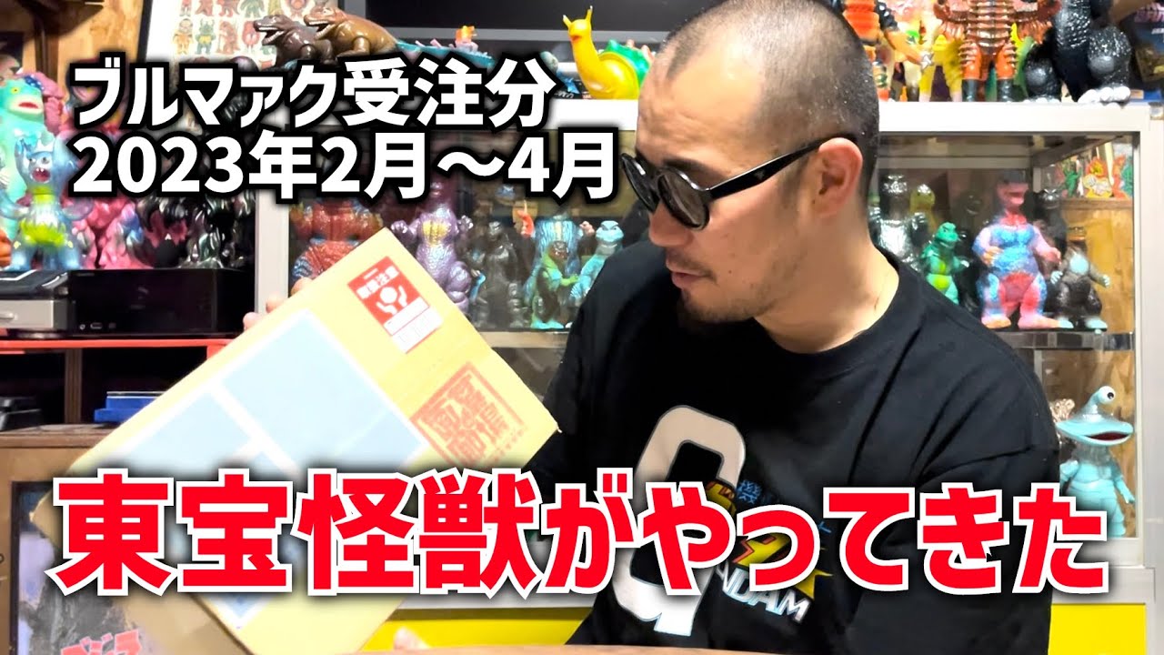 ブルマァク東宝怪獣でまだ持っていなかったアイツがやってきた。墓場のブルマァクサブスク恐るべし。【墓場の画廊】【ブルマァク】