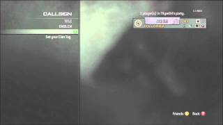 MW3 Glitch Xbox Buttons for your clan tag*PATCHED*