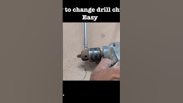 How to remove drill chuck