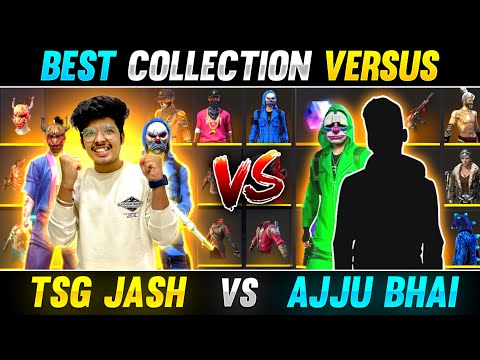 Jash Vs Ajju Bhai Rarest Collection Versus ð Free Fire Best Collection - Garena Free Fire