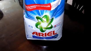 ¿Qué contiene el detergente Ariel?