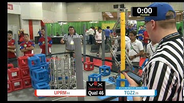 2015 VEXU Q46 - UPRM vs TGZ2 - 48 to 70-Division Div-VEX U-VEX Worlds 2015
