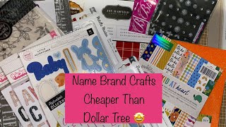 Popshelf Craft Haul Name Brand Craft Supplies Cheaper Than The Dollar Tree Shop With Me