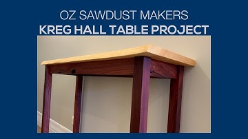 Kreg Jig Projects - 720Pro Hall Table Project
