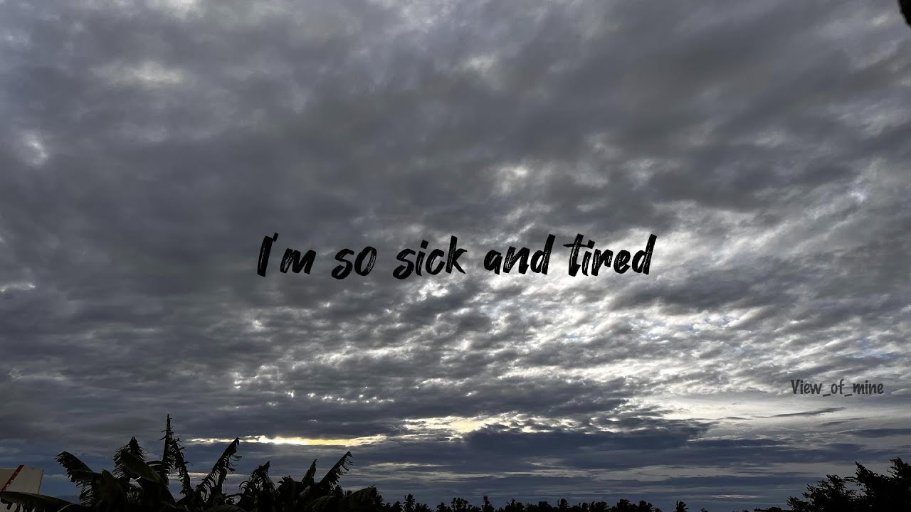 I'm So Sick And Tired Lyrics Christmas Lights By Zach Seabaugh Lyrics christmaslights 