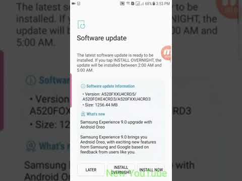 A.5.Oreo update Samsung Galaxy A5 2017 official please check your phone