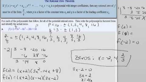 5.3 Part 1 Locating Zeros of Polynomials